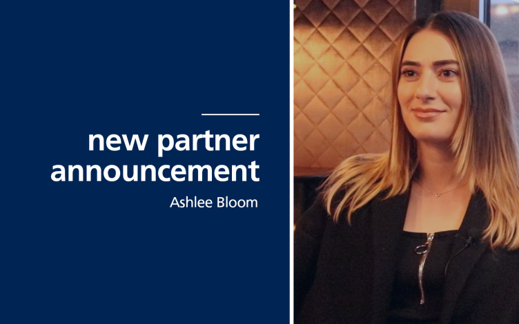Ashlee Bloom to Partner